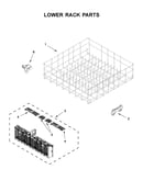 Lower rack parts