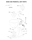 Base and pedestal unit parts