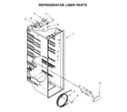 Maytag MSS25C4MGB00 refrigerator liner parts diagram