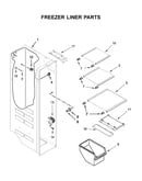 Freezer liner parts