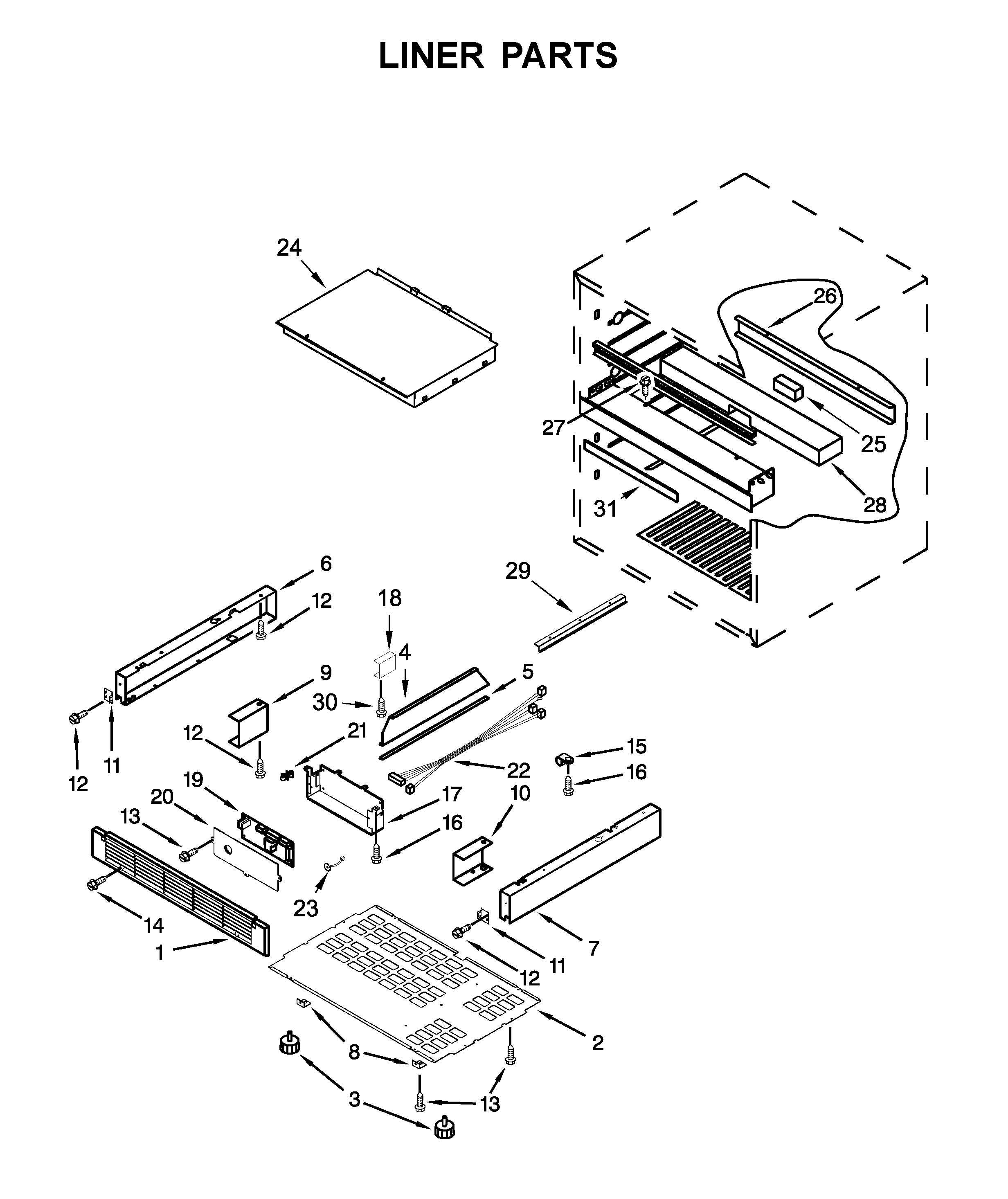 Liner parts