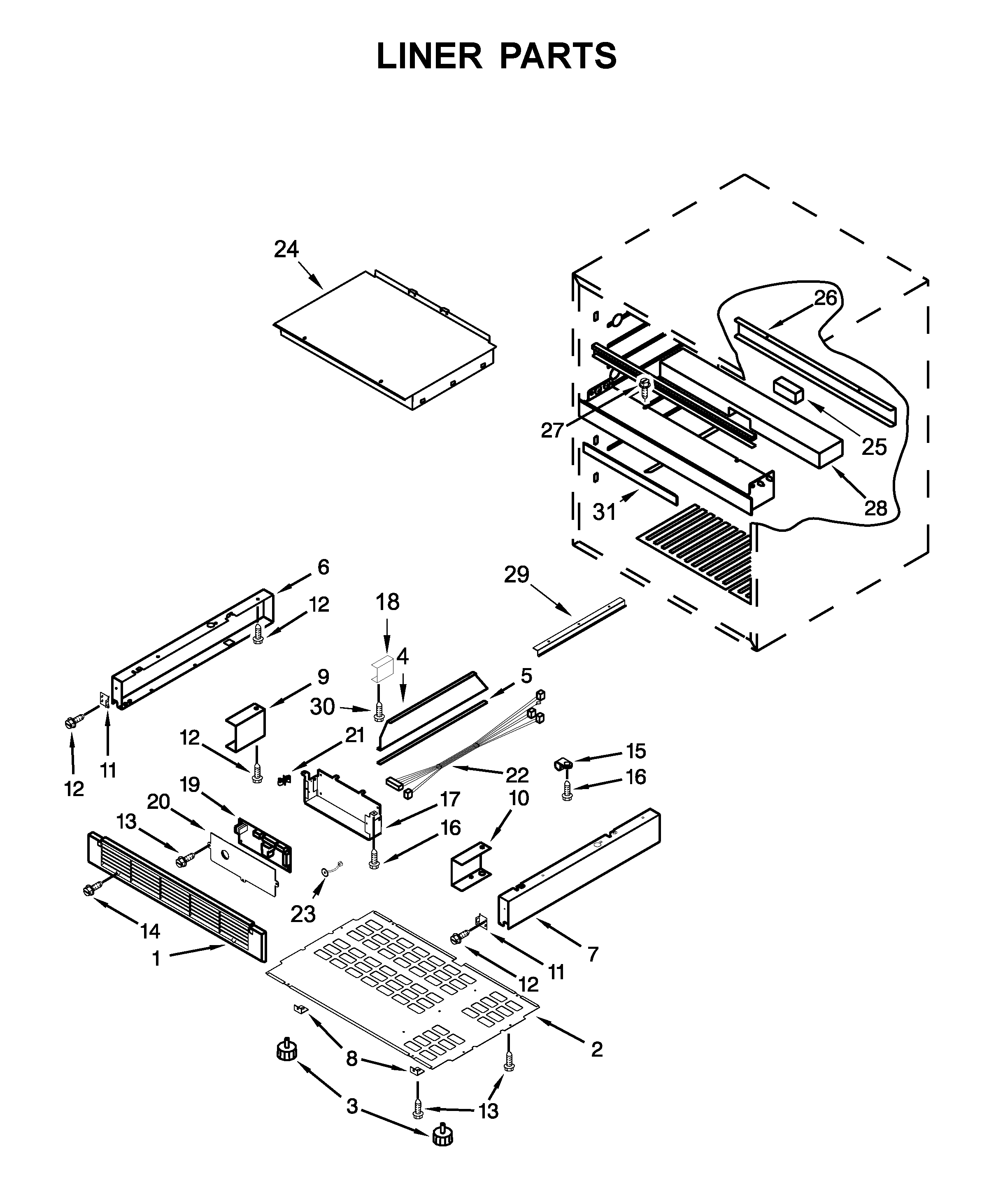 Liner parts