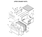 Jenn-Air JUDFP242HM00 upper drawer parts diagram