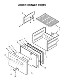 Lower drawer parts