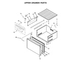 Jenn-Air JUDFP242HX00 upper drawer parts diagram