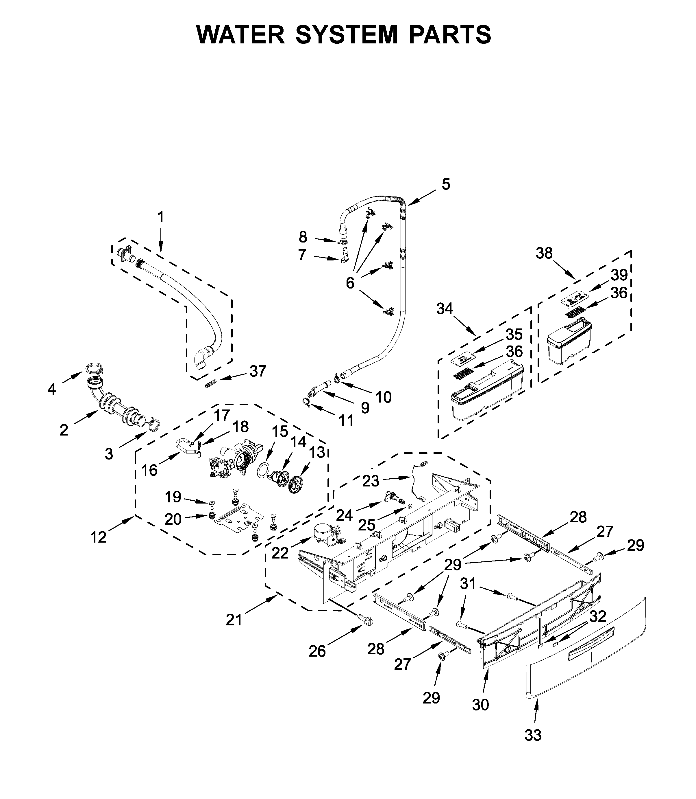 Water system parts