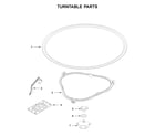 Whirlpool WMT50011KS0 turntable parts diagram
