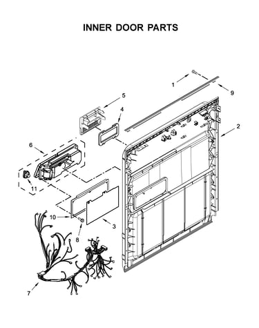 Inner door parts