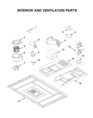 Interior and ventilation parts