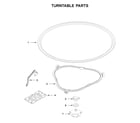 Whirlpool WMT55511KS0 turntable parts diagram