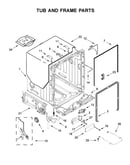 Tub and frame parts