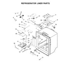 Maytag MFT2772HEZ02 refrigerator liner parts diagram
