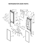 Refrigerator door parts