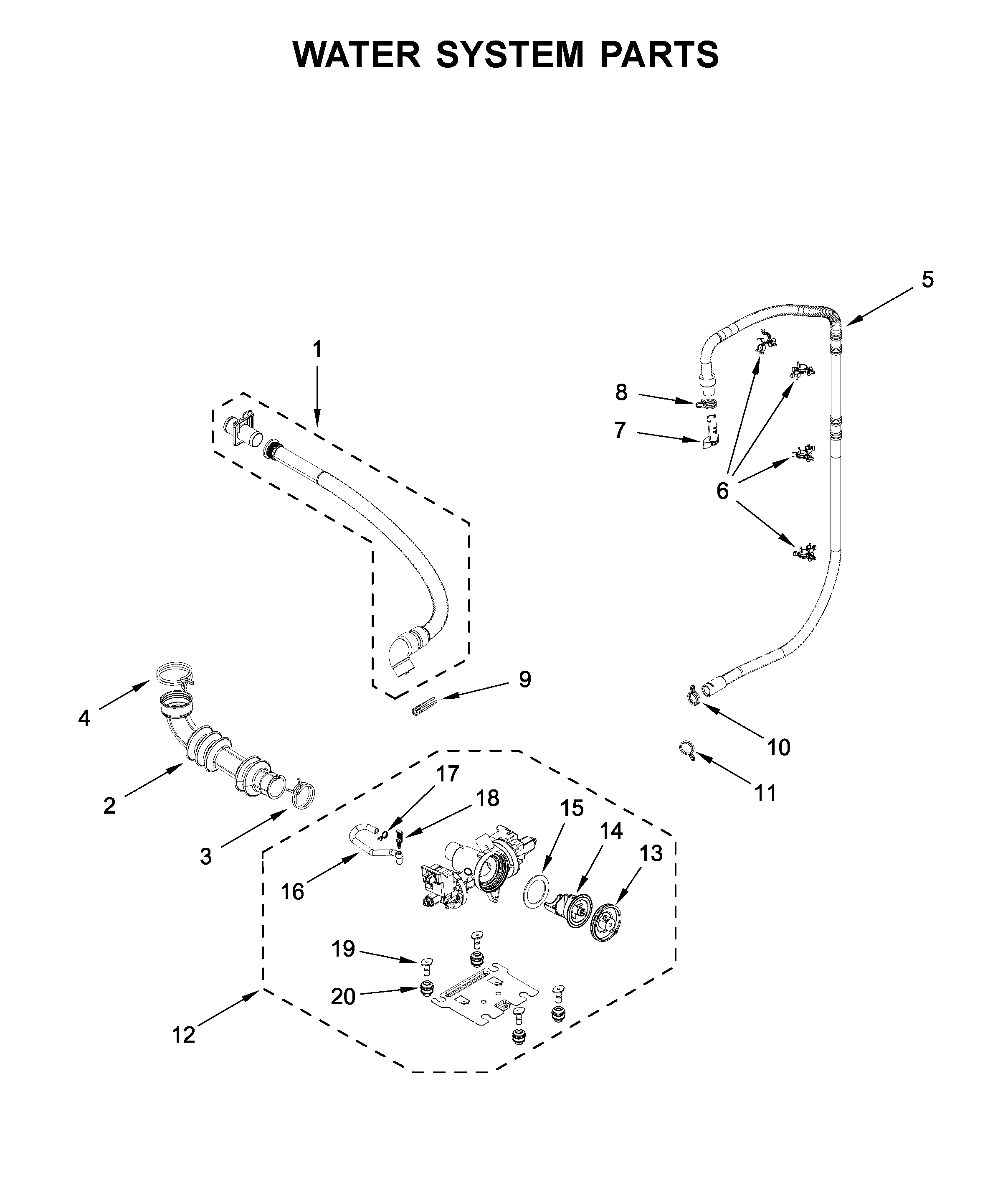 Water system parts