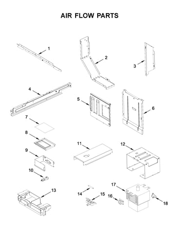 Air flow parts