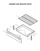 Drawer and broiler parts