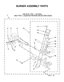 Burner assembly parts