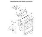KitchenAid KDTM604KBS0 control panel and inner door parts diagram