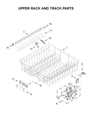 Upper rack and track parts