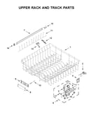 Upper rack and track parts
