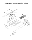 Third level rack and track parts