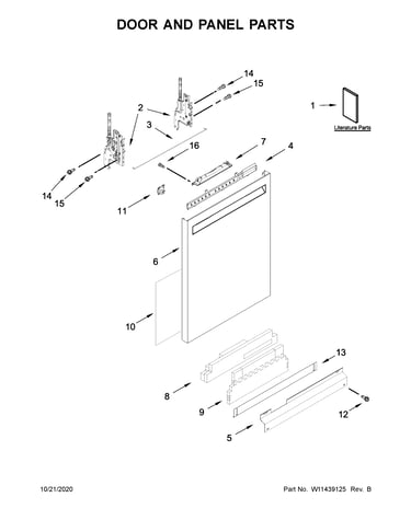 Door and panel parts