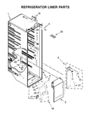 Refrigerator liner parts