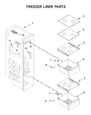 Freezer liner parts