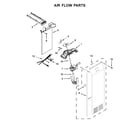 KitchenAid KRSF705HBS01 air flow parts diagram