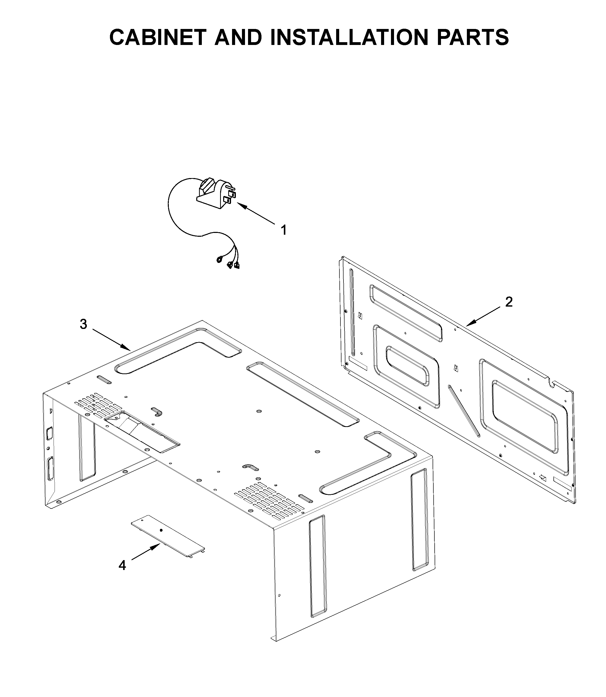 CABINET AND INSTALLATION PARTS