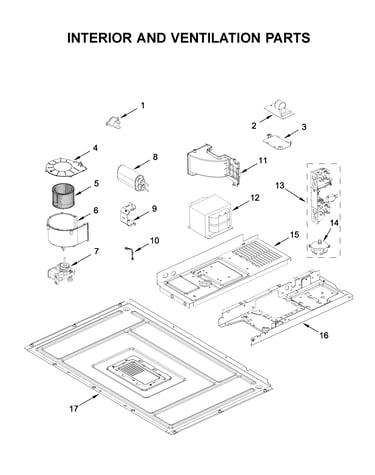 Interior and ventilation parts