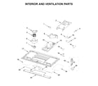 Whirlpool YWML55011HS5 interior and ventilation parts diagram