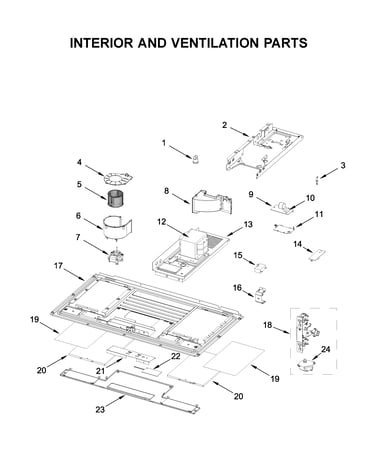 Interior and ventilation parts