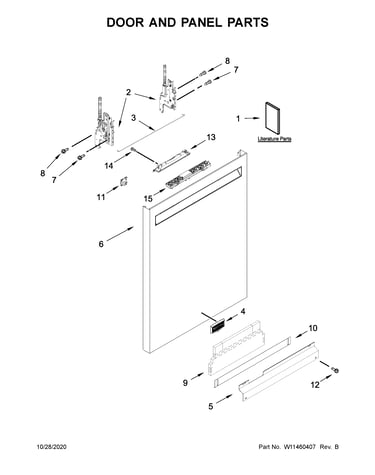 Door and panel parts