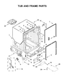 Tub and frame parts