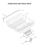 Upper rack and track parts