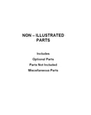Optional parts (not included)