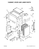 Cabinet, door and liner parts