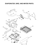 Evaporator, grid, and water parts