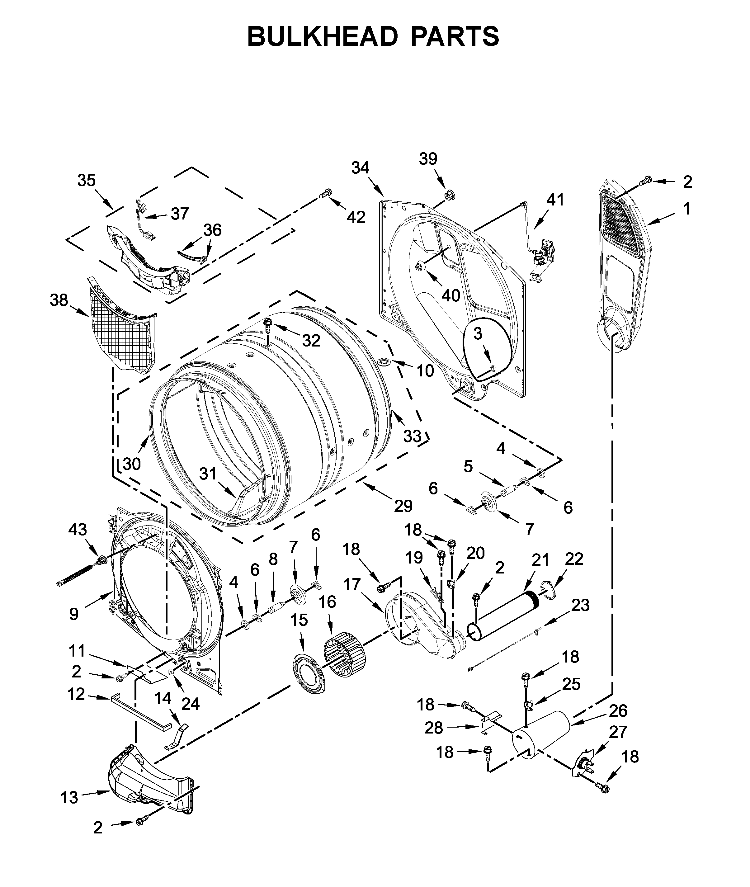 Bulkhead parts