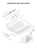 Upper rack and track parts