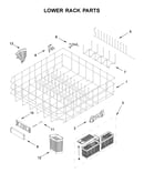 Lower rack parts