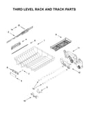 Third level rack and track parts