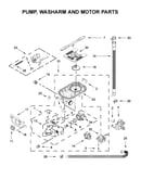 Pump, washarm and motor parts