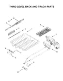Third level rack and track parts