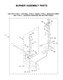 Burner assembly parts