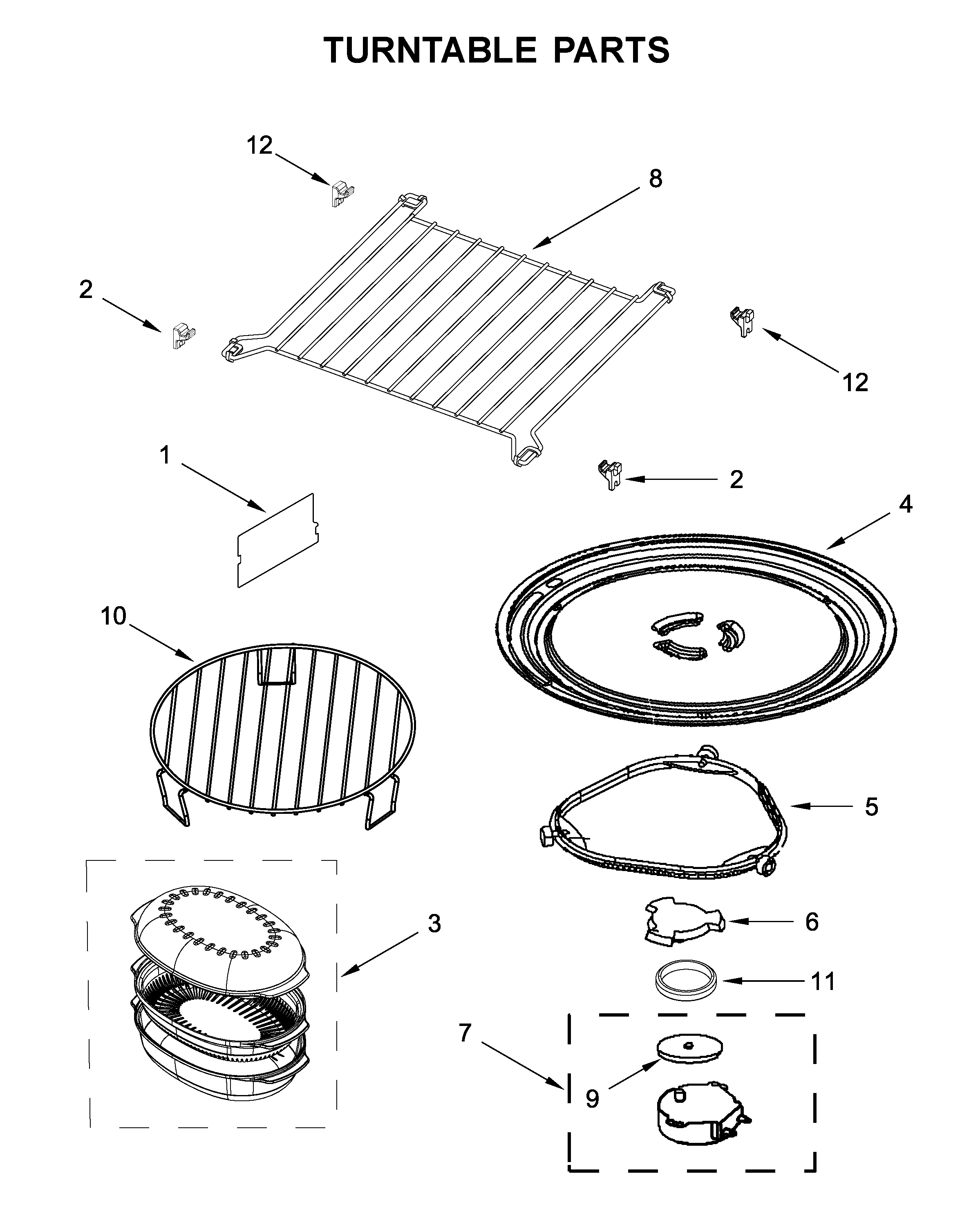 TURNTABLE PARTS