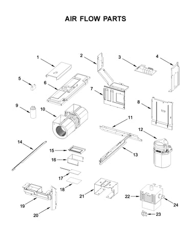 Air flow parts