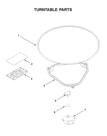 Turntable parts