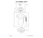 KitchenAid 7KSB4027ZER0 jar assembly parts diagram